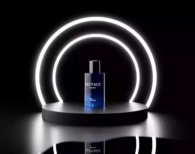 blender scene perfume product render blend file