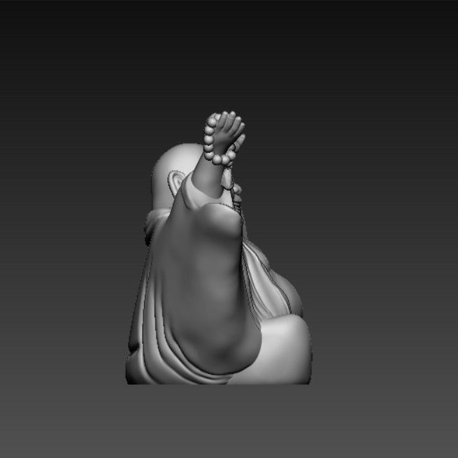 MAITREYA BUDDHA 3D print model_3