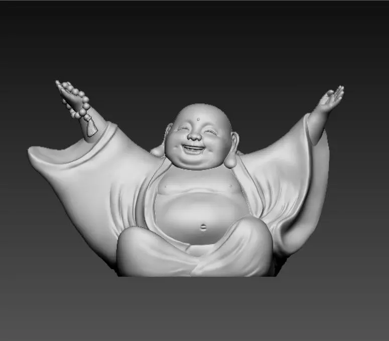 MAITREYA BUDDHA 3D print model_0