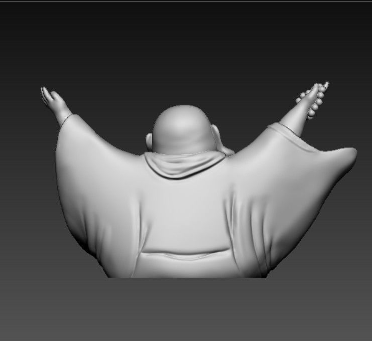 MAITREYA BUDDHA 3D print model_2