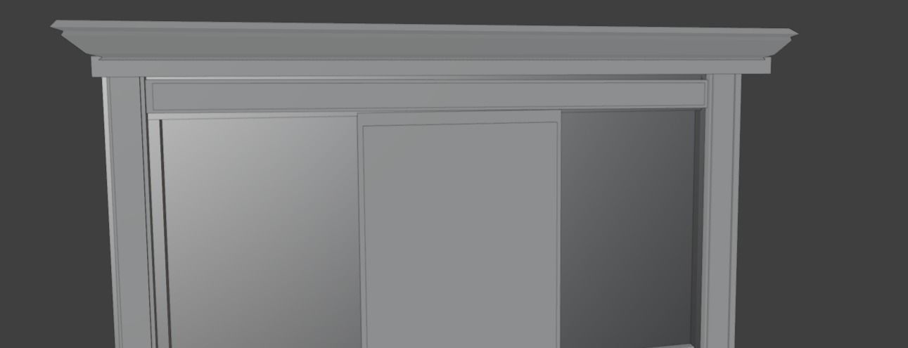 wardrobe clothes Free 3D model_1