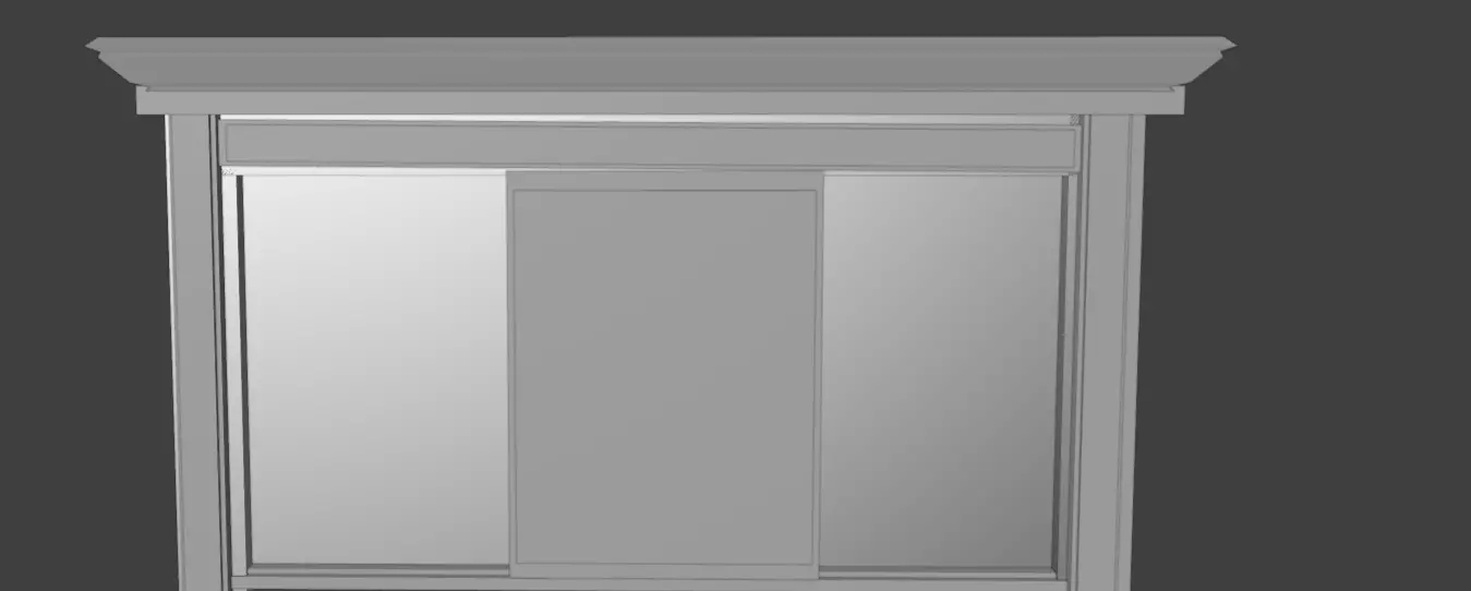 wardrobe clothes Free 3D model_0