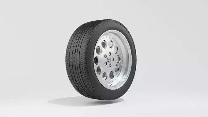 Alfa Romeo SZ 1989 Wheel 3D Model