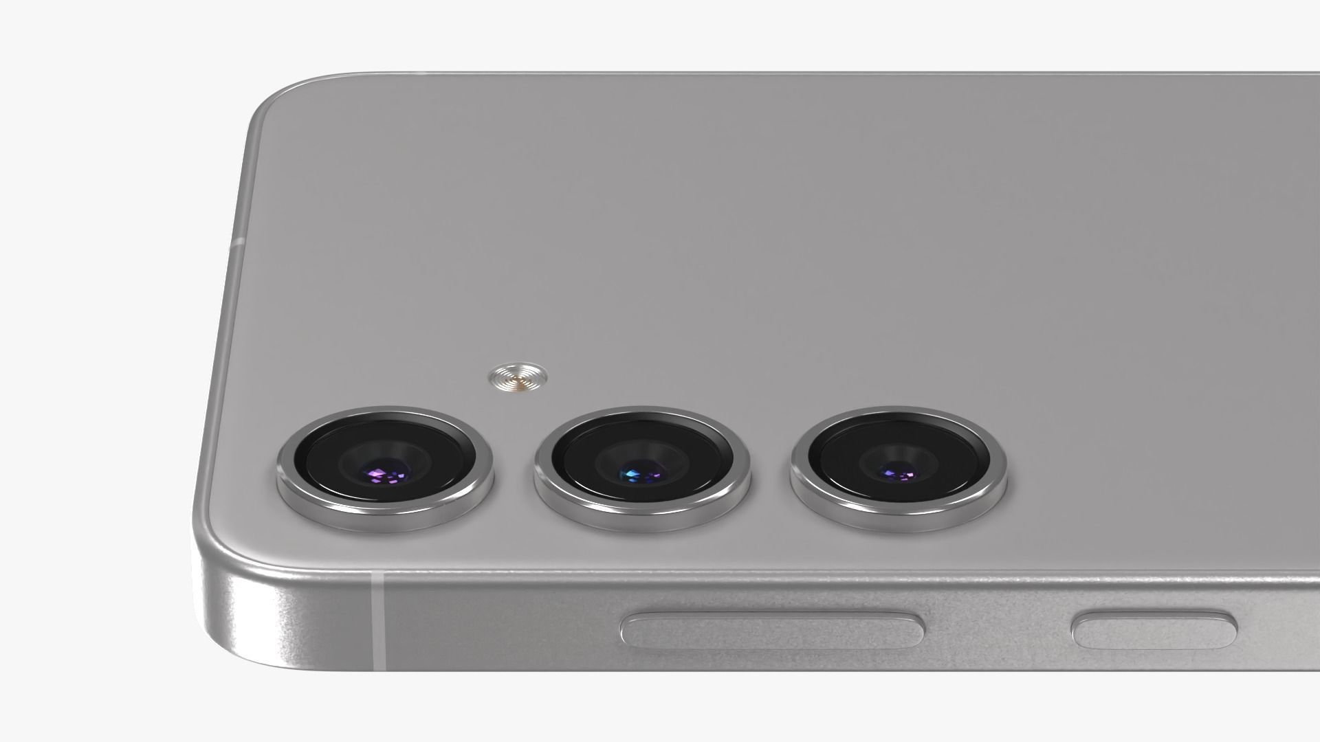 Samsung Galaxy S24 Plus Gray Low-poly 3D model_5