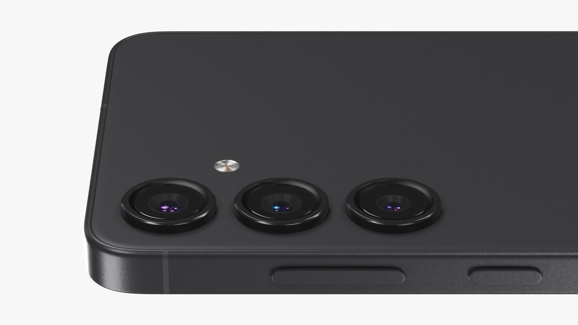 Samsung Galaxy S24 Plus Black Low-poly 3D model_5