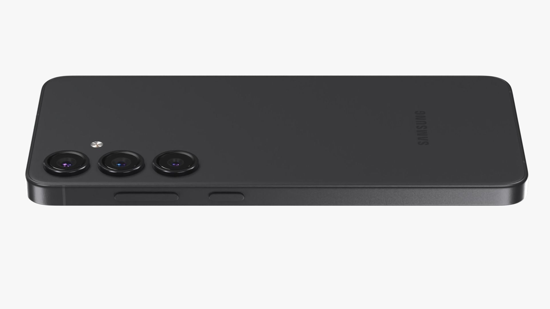 Samsung Galaxy S24 Plus Black Low-poly 3D model_4