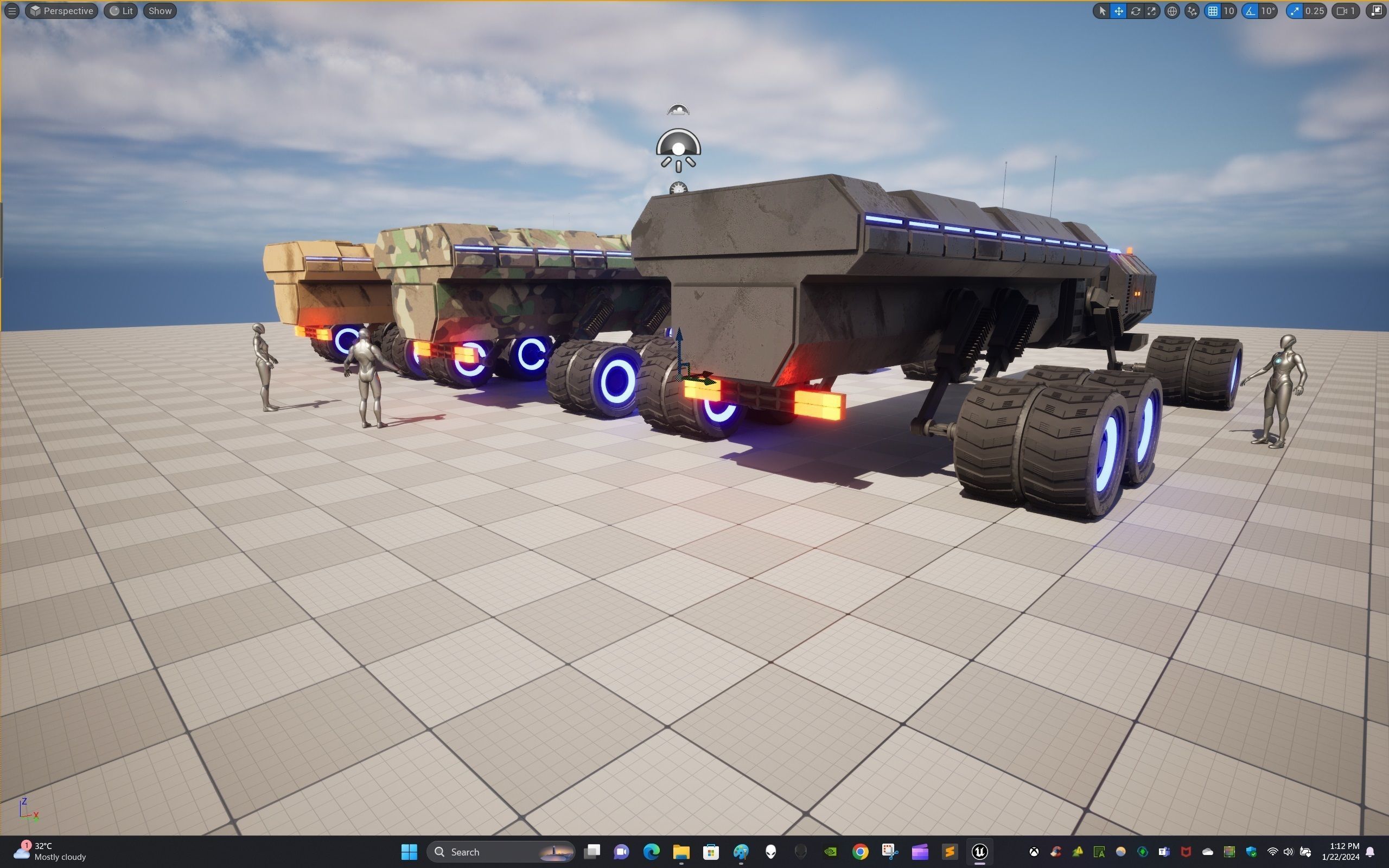 Rover Five Low-poly 3D model_29