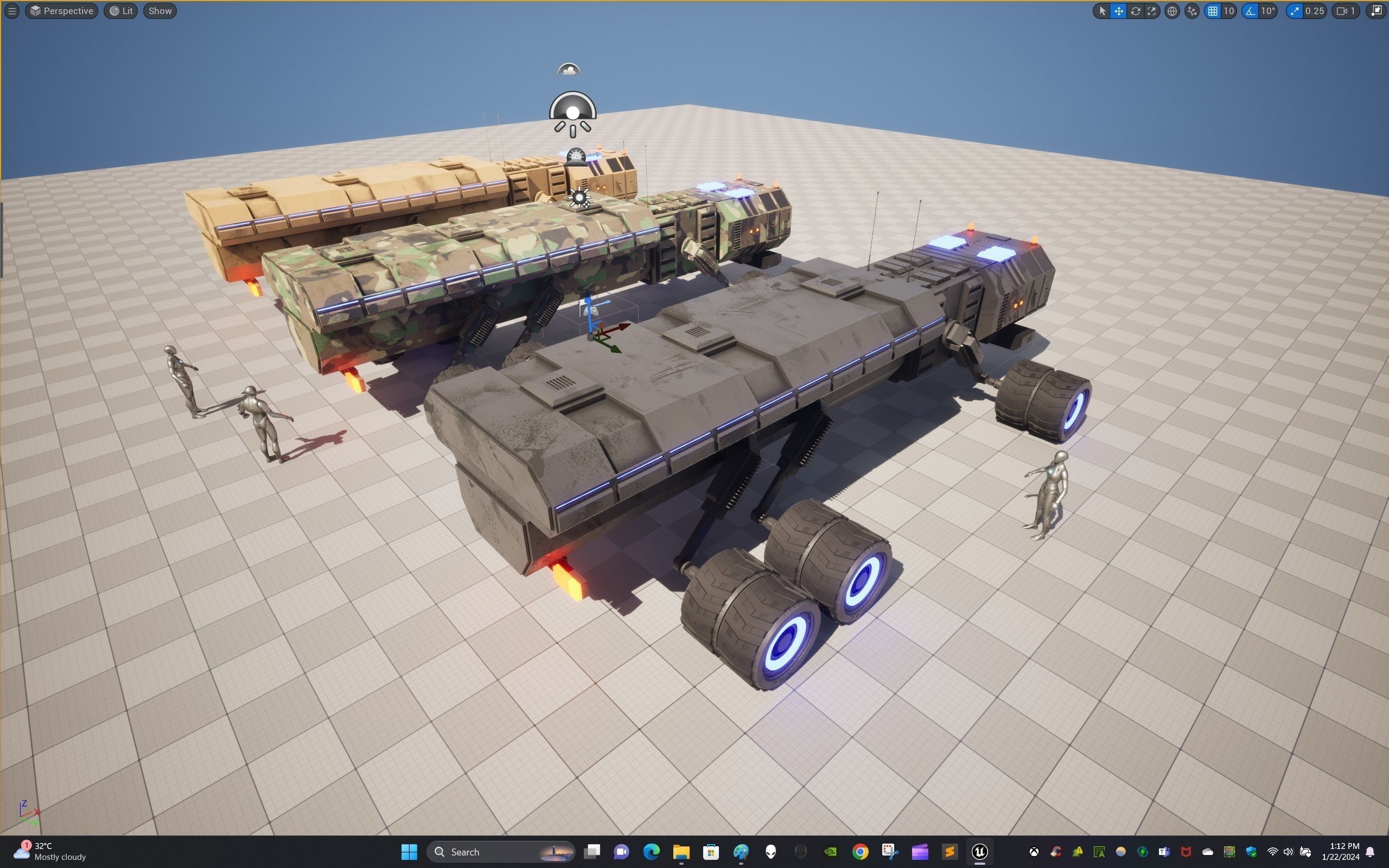 Rover Five Low-poly 3D model_30