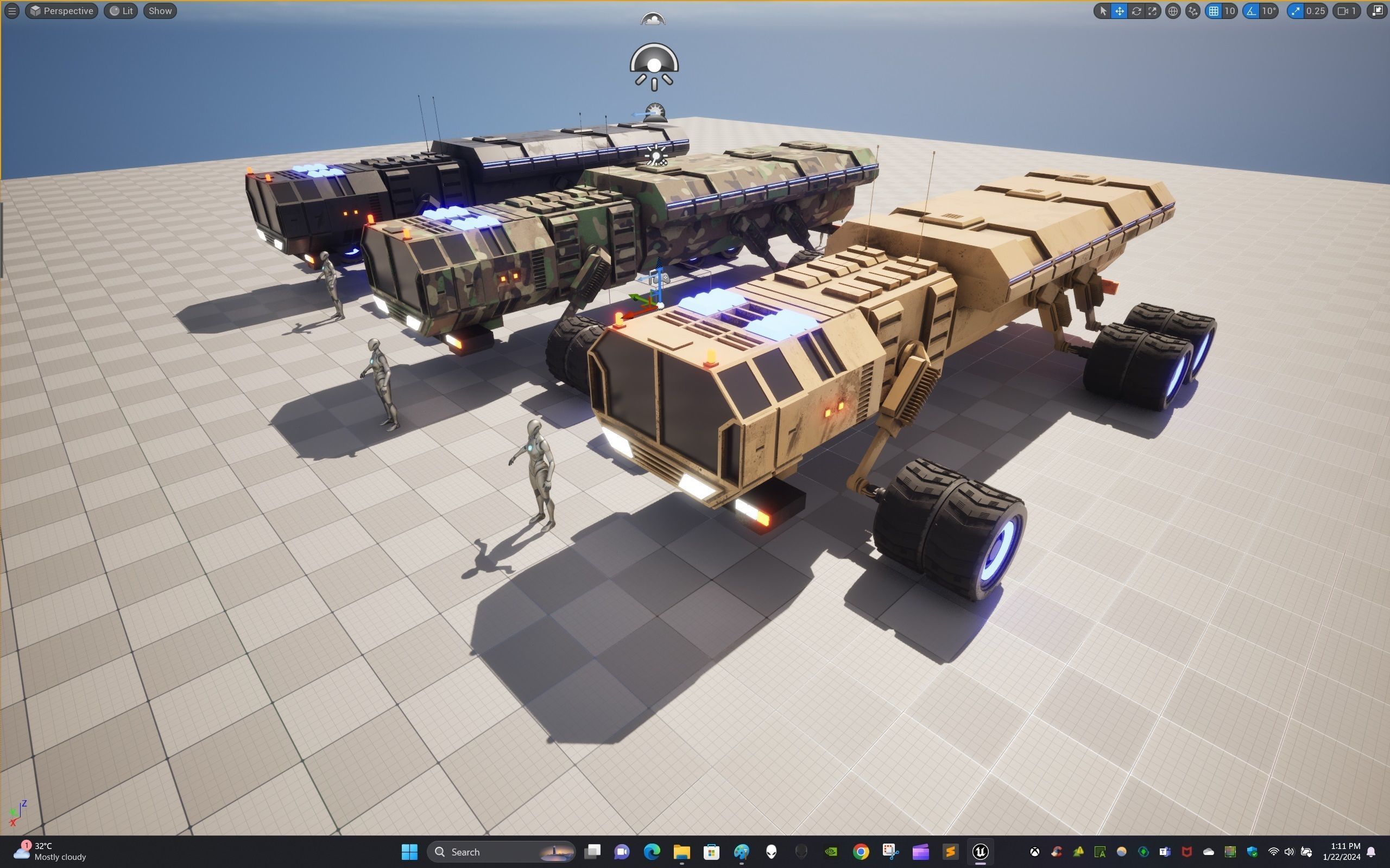 Rover Five Low-poly 3D model_28