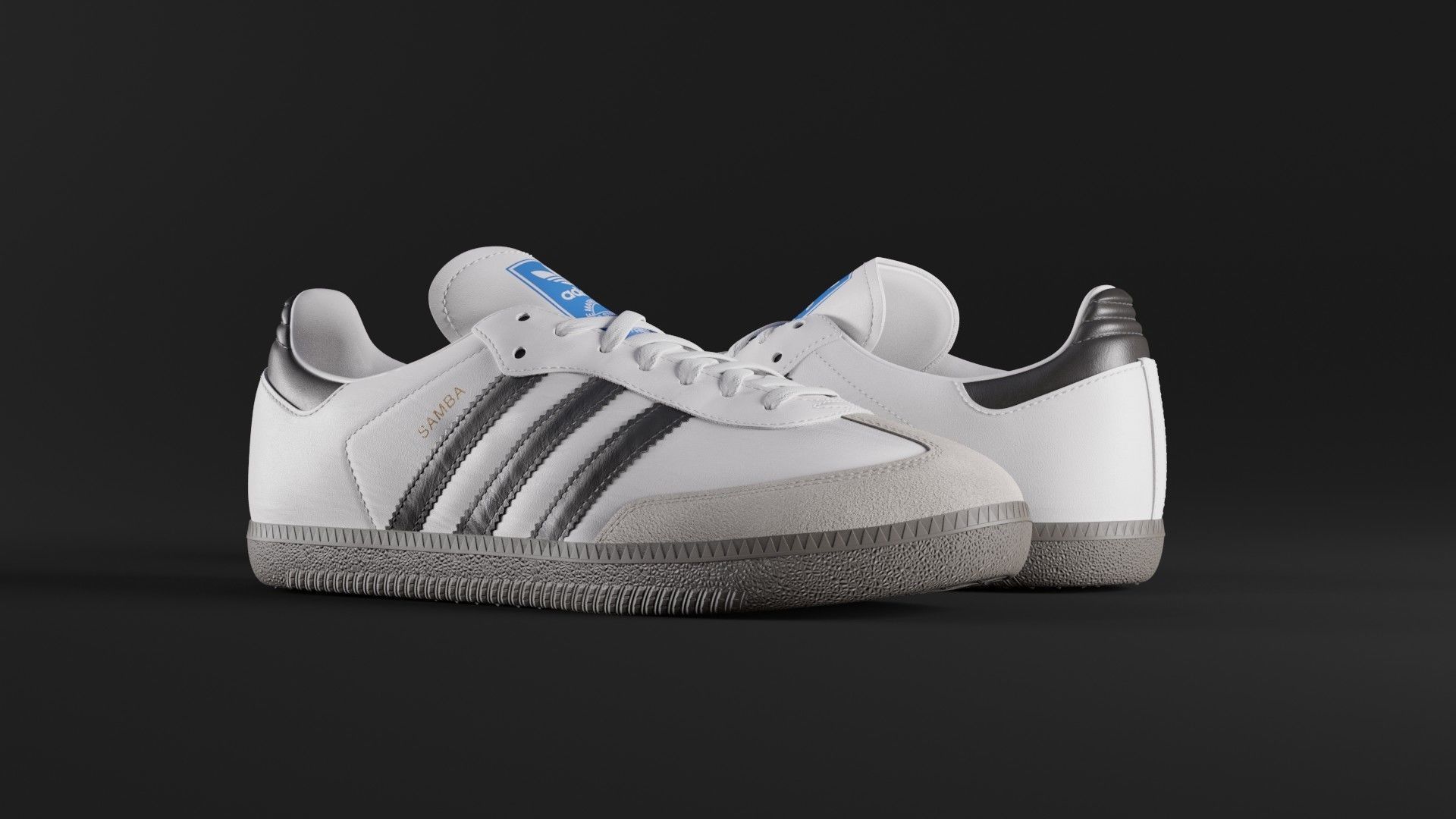 adidas gazelle silver green womens adidas Originals Samba 62 main image 0