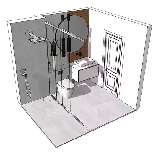 Bathroom  - Tutorial Included