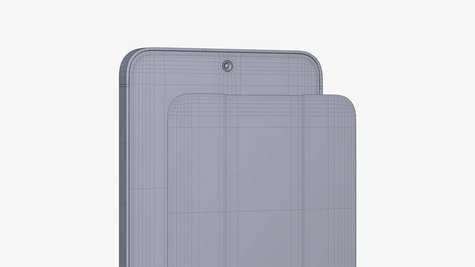 Samsung Galaxy S24 Plus Blue Low-poly 3D model_14