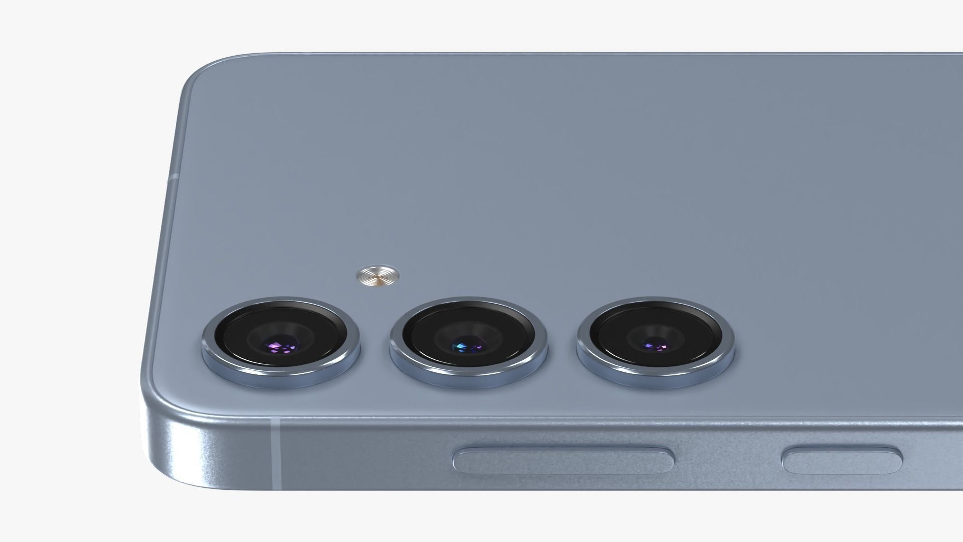 Samsung Galaxy S24 Plus Blue Low-poly 3D model_5