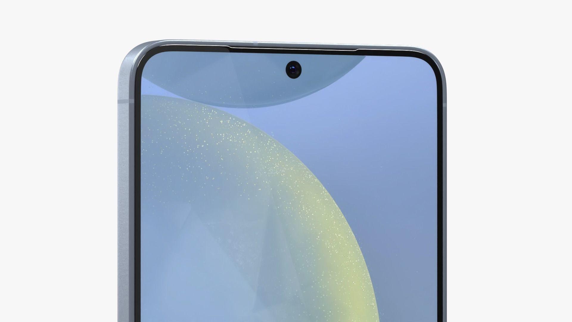 Samsung Galaxy S24 Plus Blue Low-poly 3D model_7