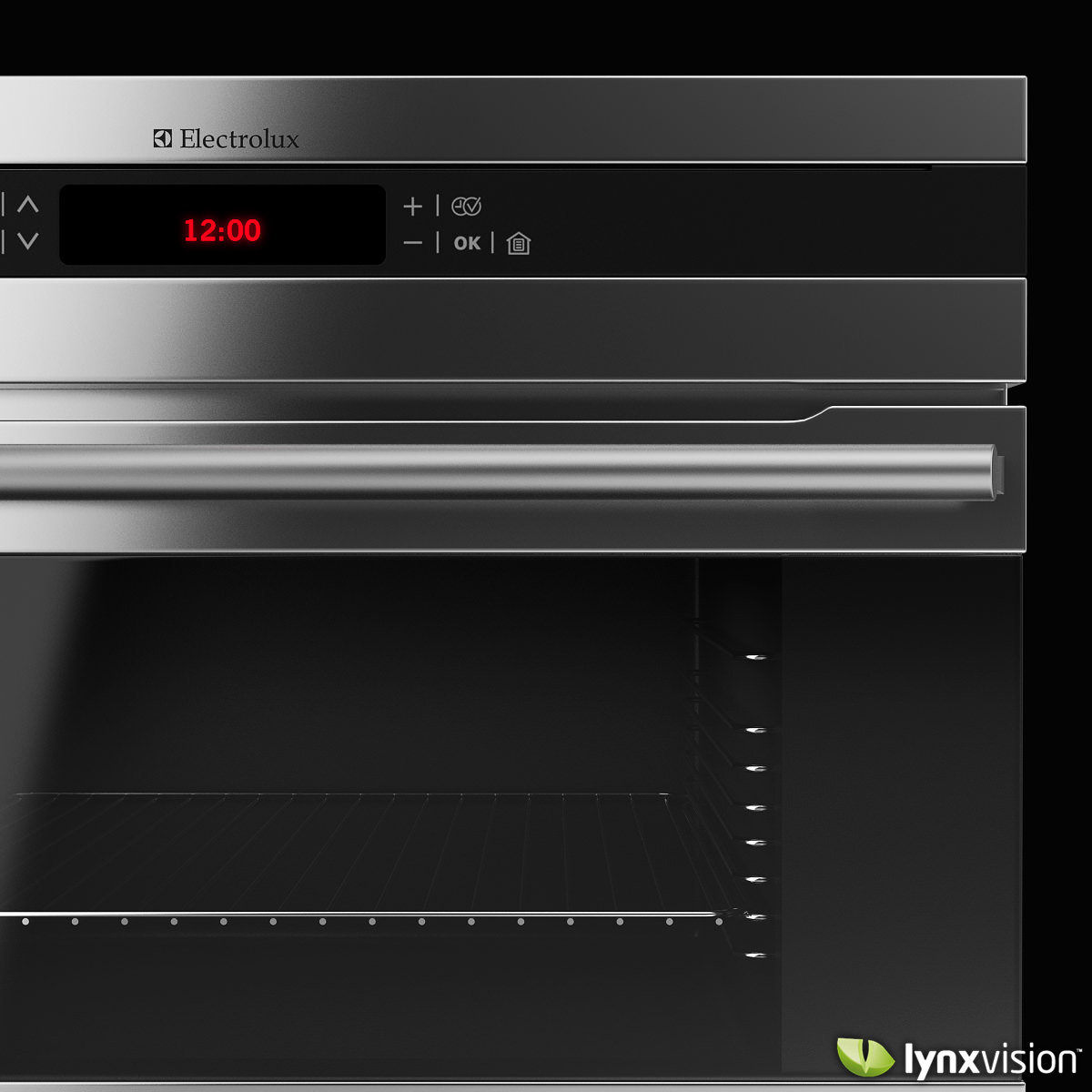 Electrolux Digital Double Oven 3D model_1