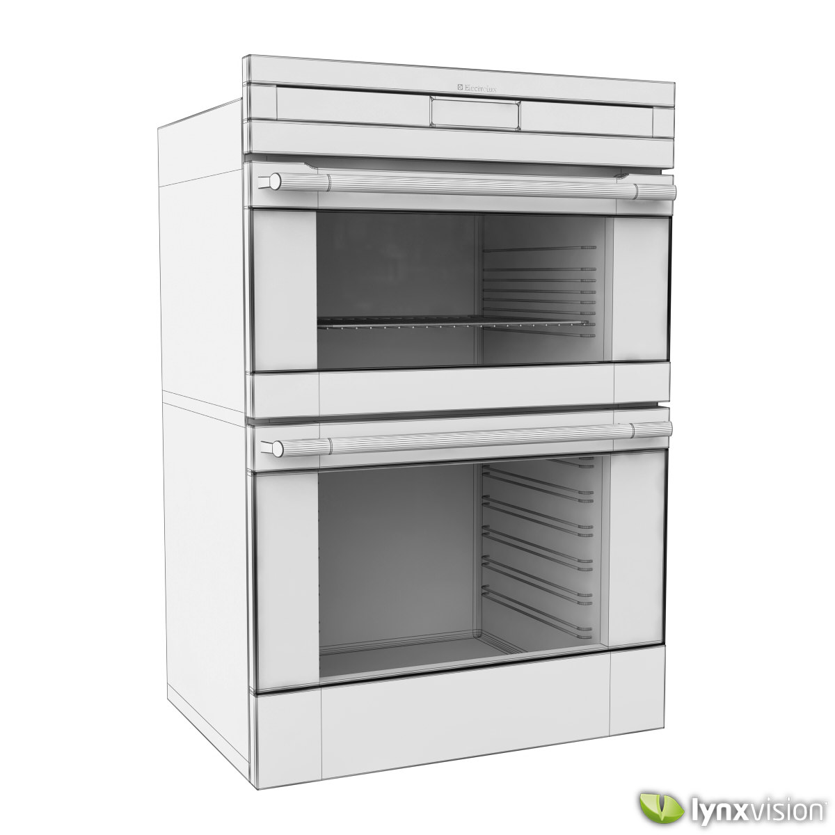 Electrolux Digital Double Oven 3D model_3