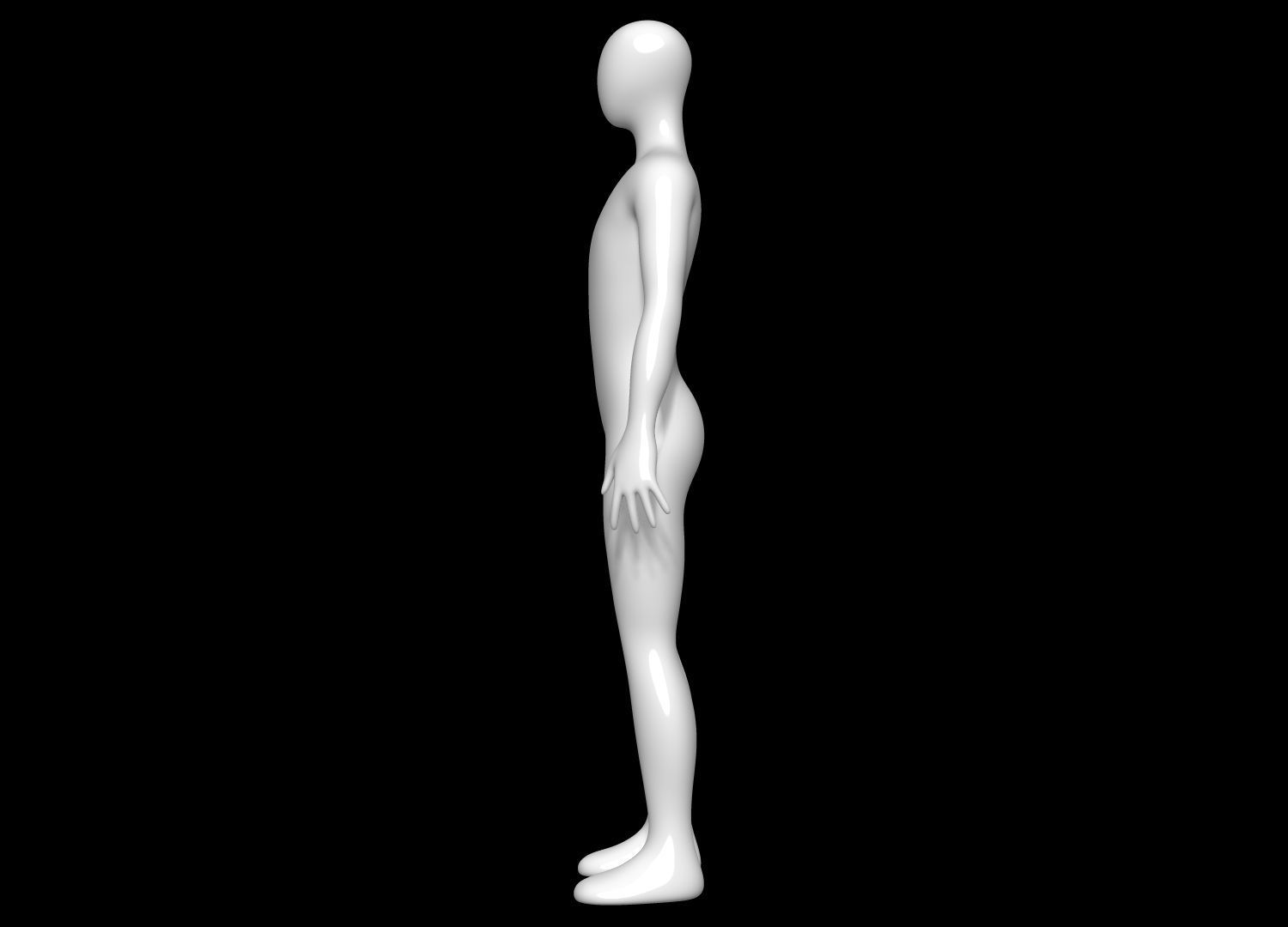 Mannequin Neutral 3D model_6