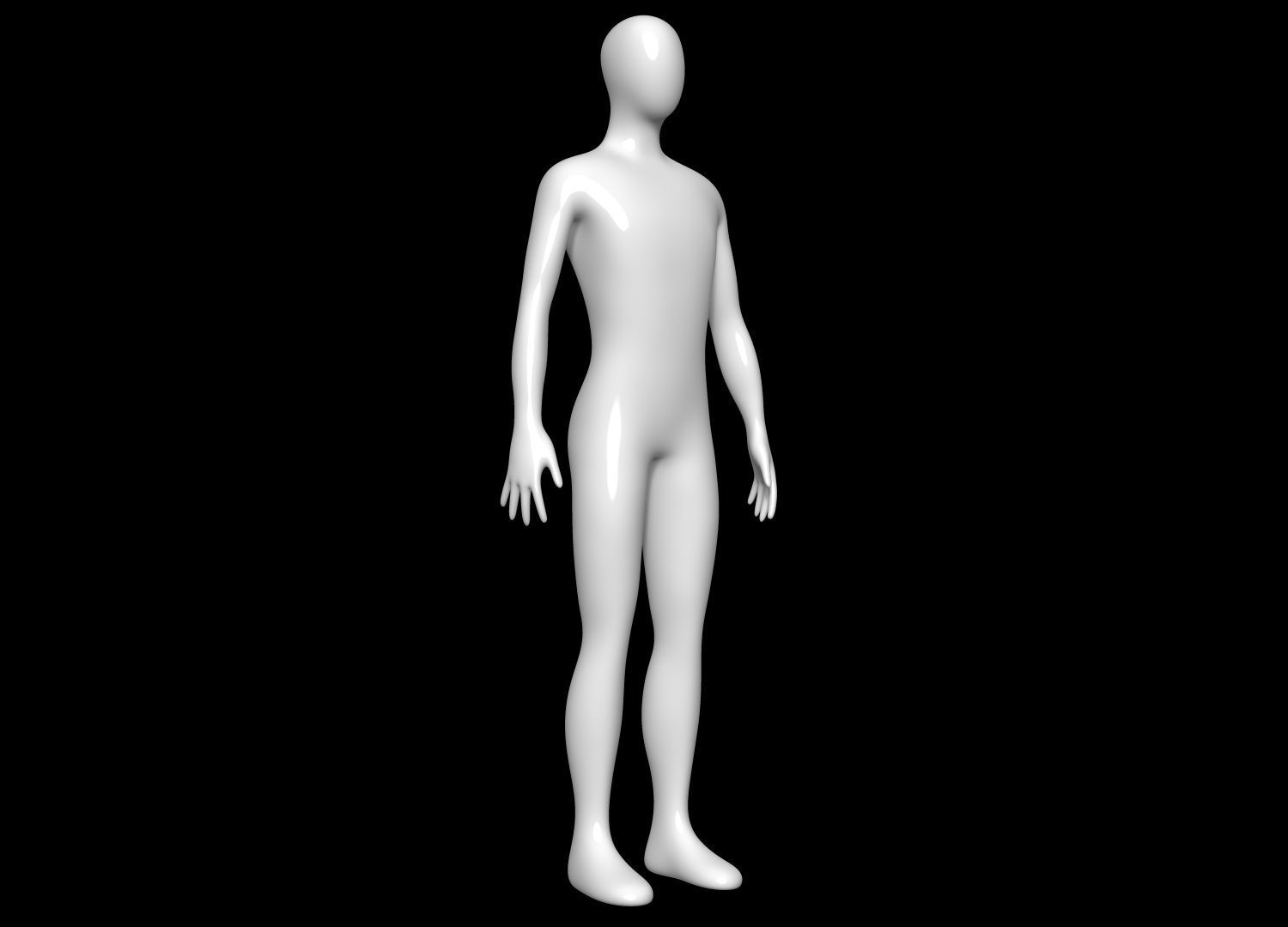 Mannequin Neutral 3D model_1