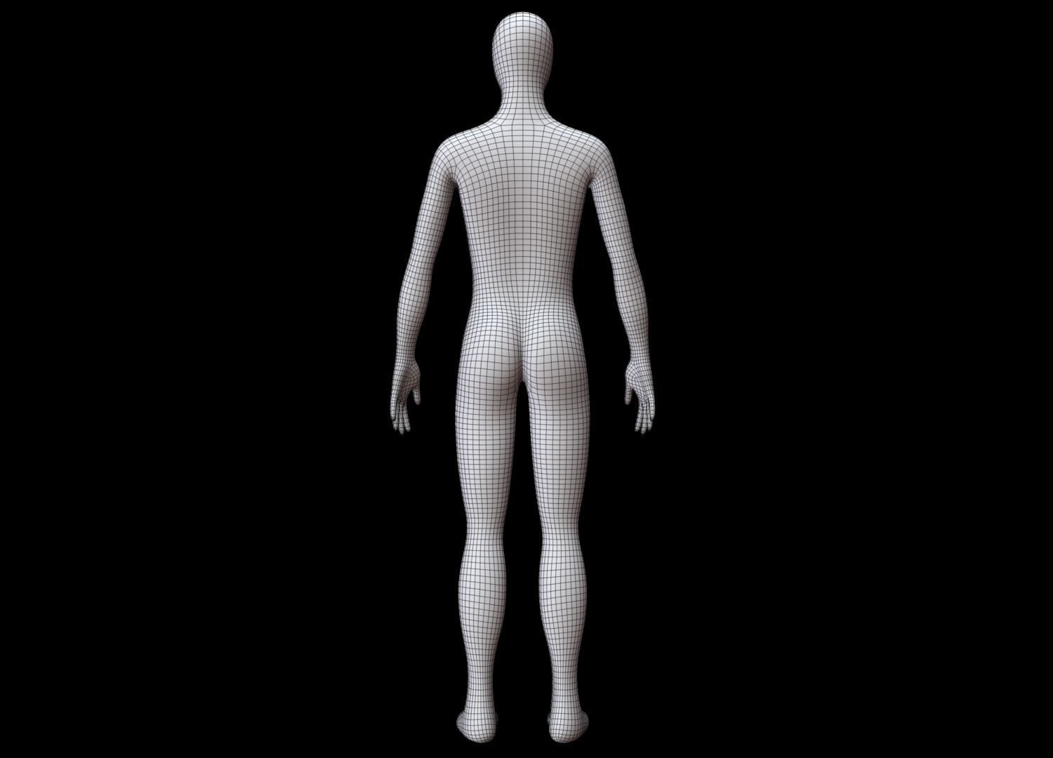 Mannequin Neutral 3D model_14