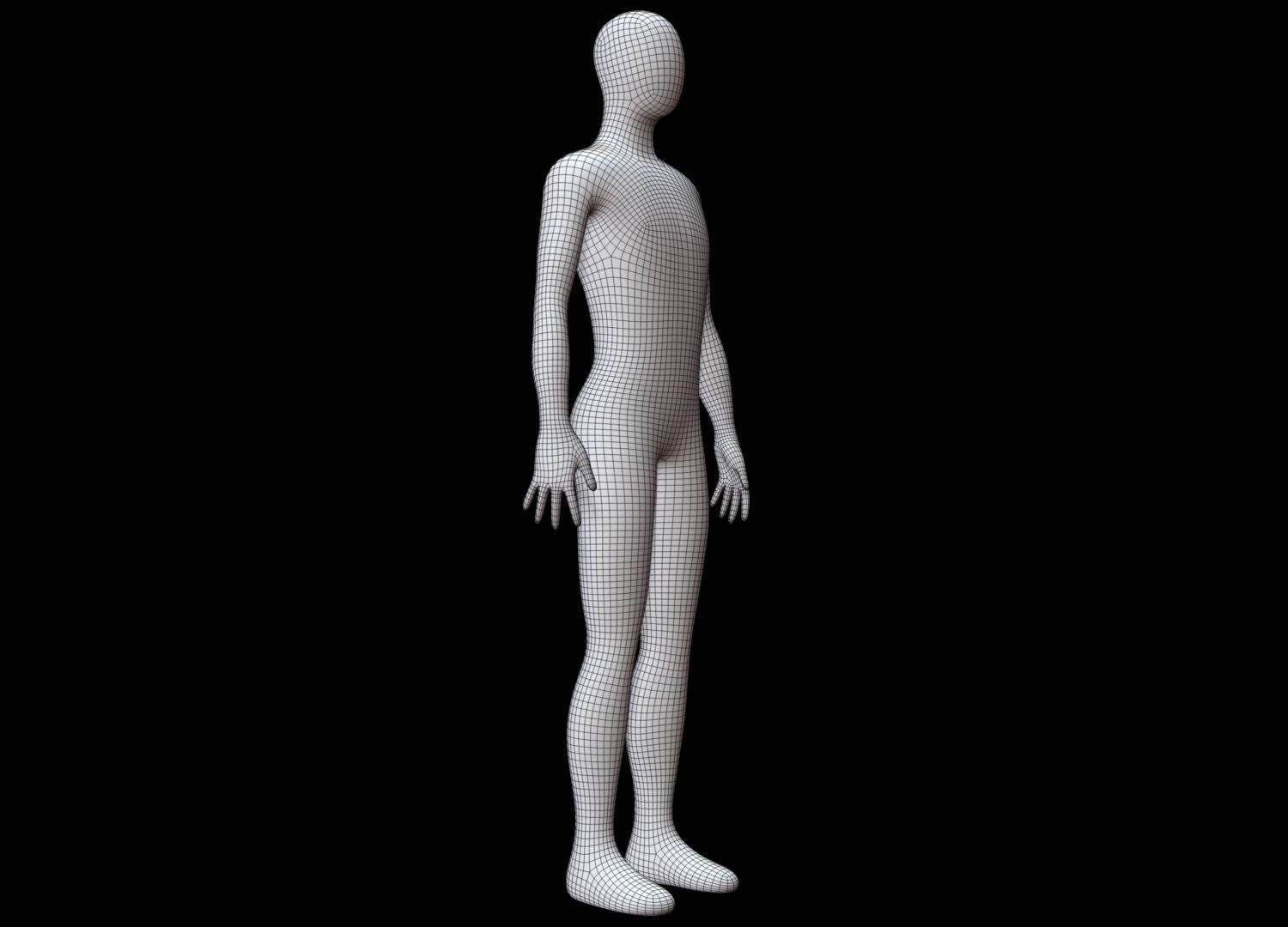 Mannequin Neutral 3D model_11