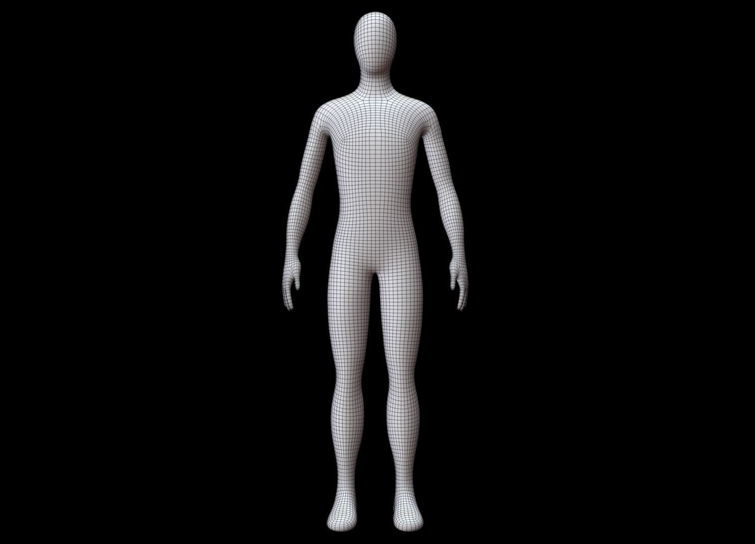 Mannequin Neutral 3D model_10