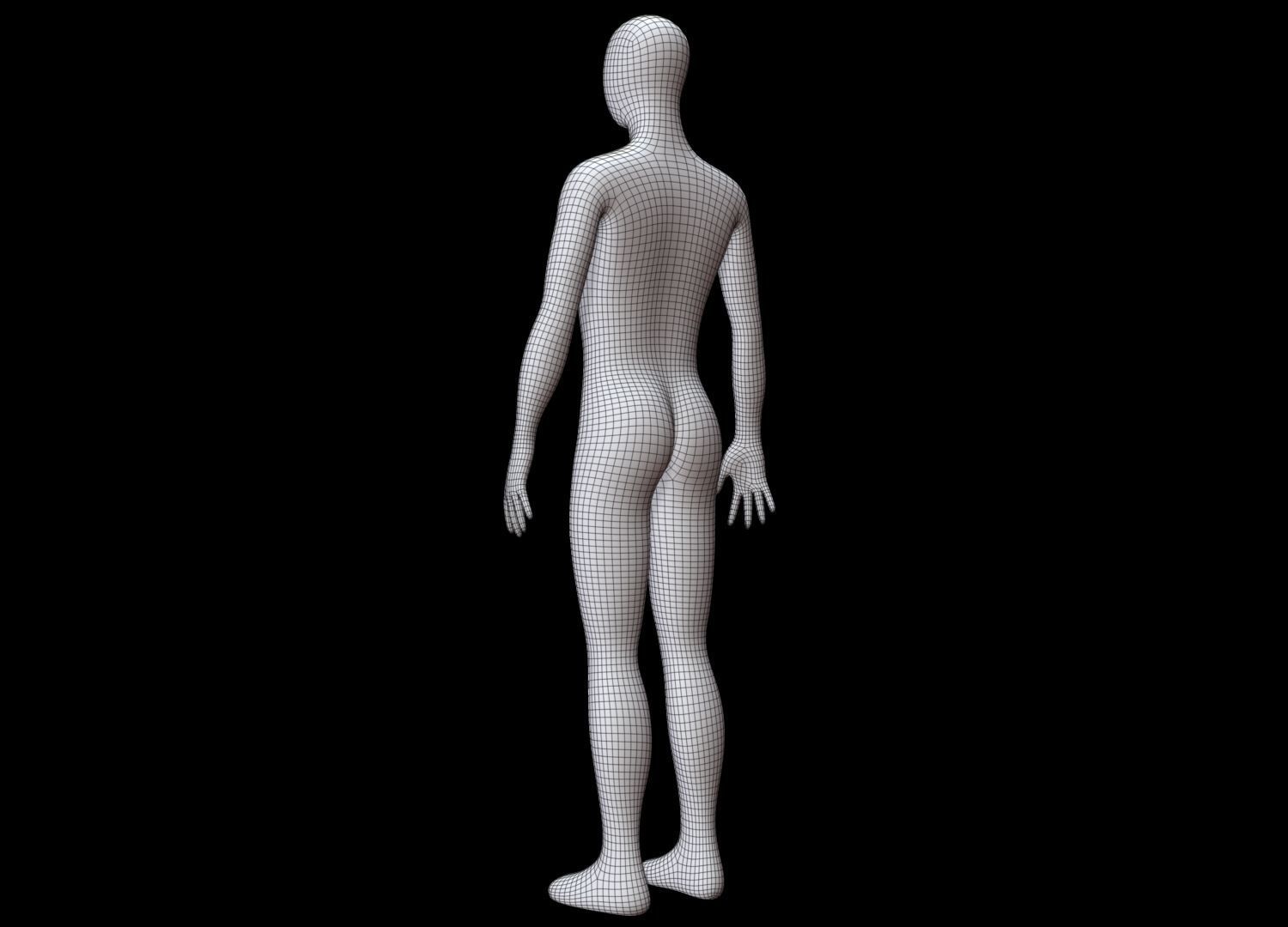 Mannequin Neutral 3D model_15