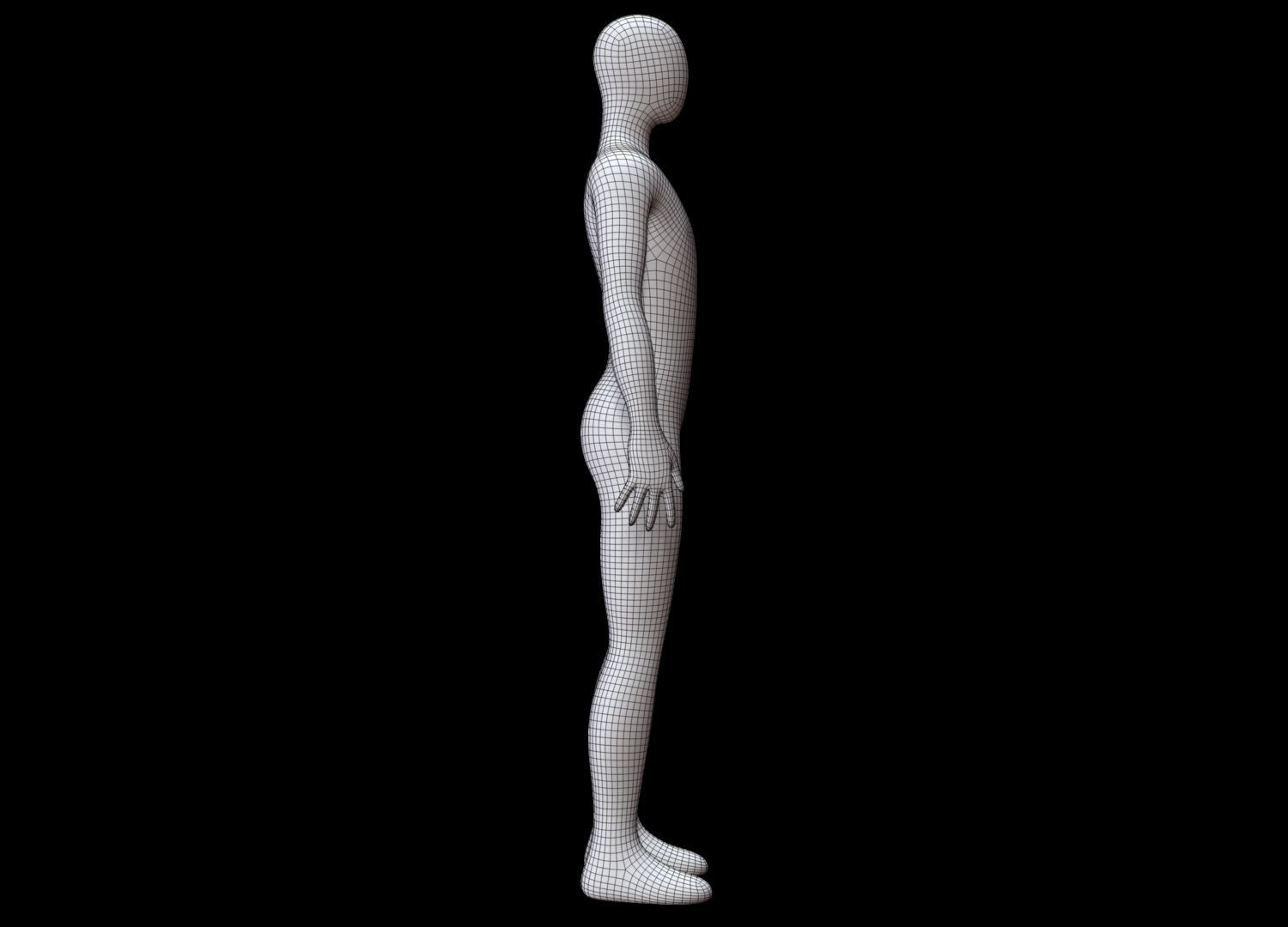 Mannequin Neutral 3D model_12
