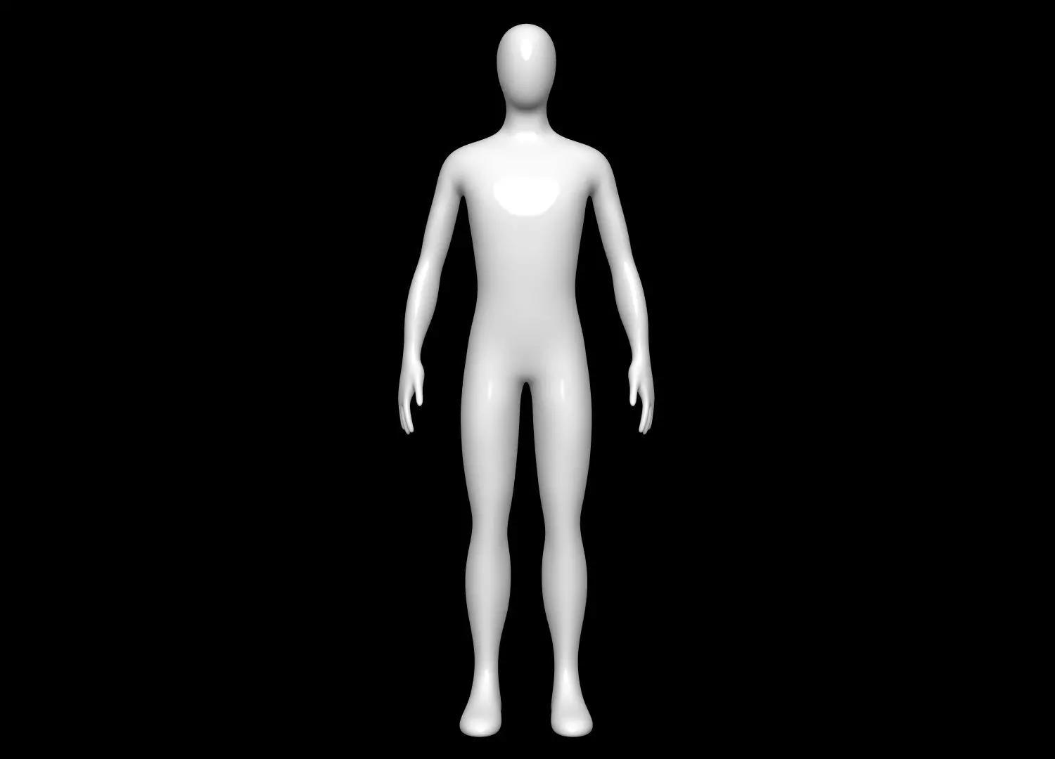 Mannequin Neutral 3D model_0