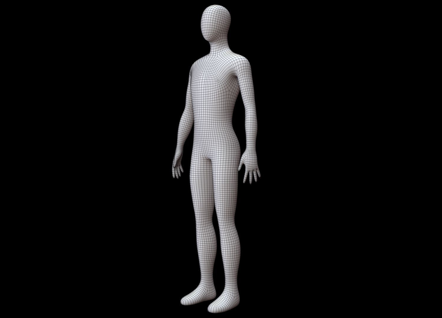 Mannequin Neutral 3D model_17