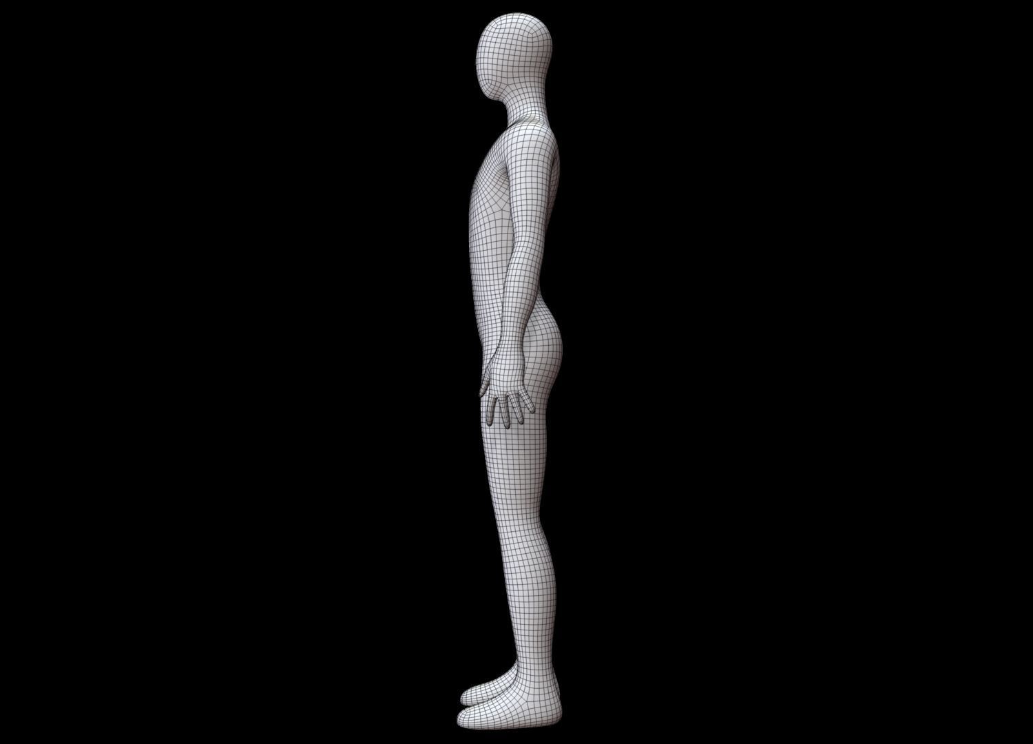 Mannequin Neutral 3D model_16