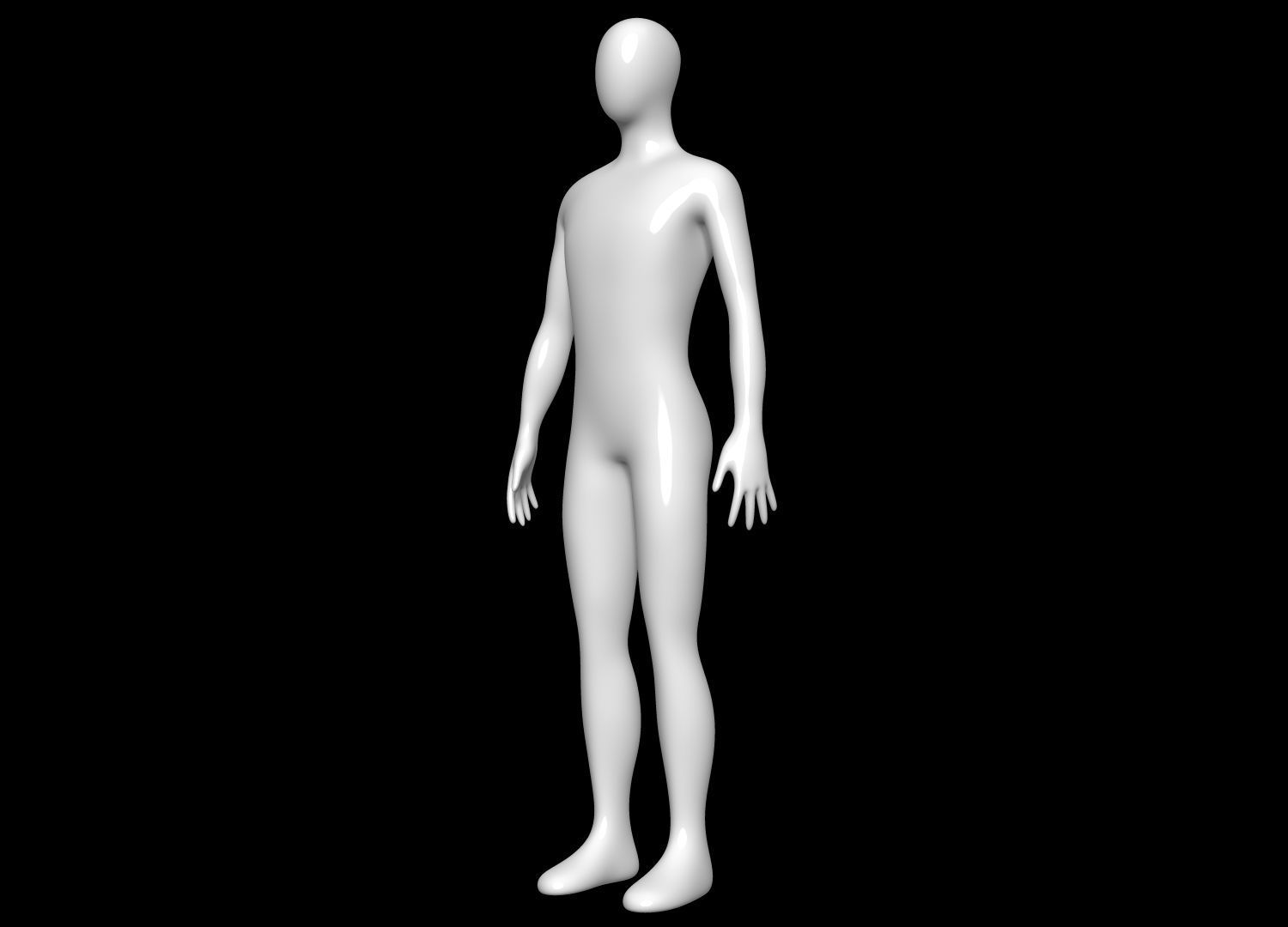 Mannequin Neutral 3D model_7