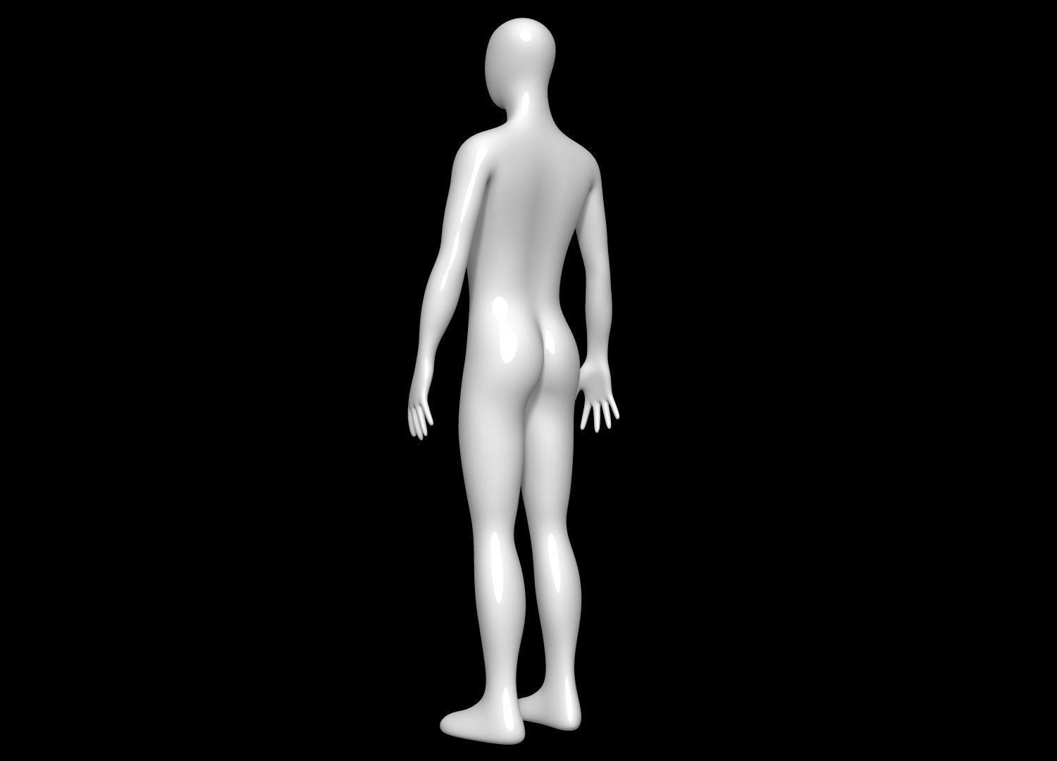 Mannequin Neutral 3D model_5