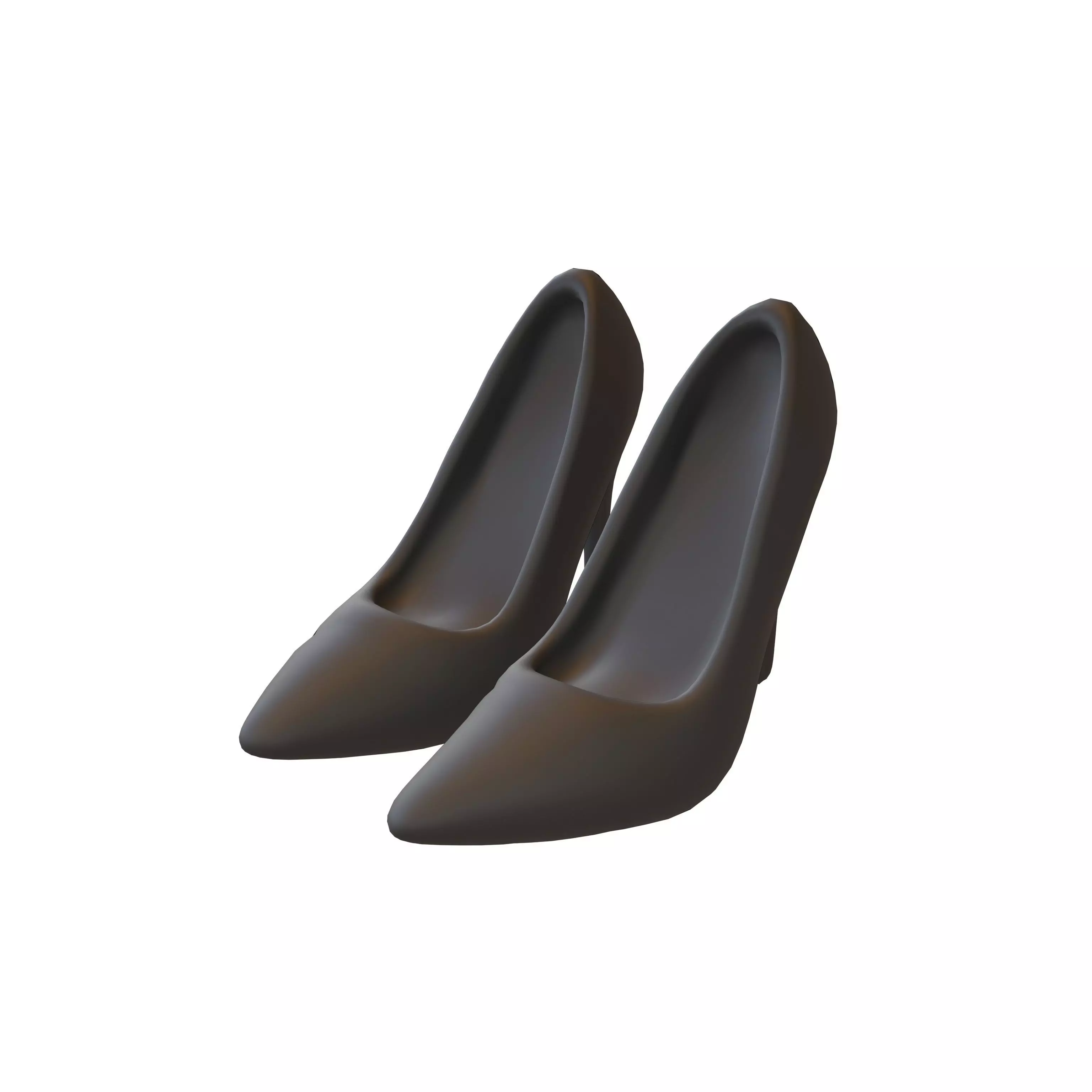 High Heels Icon v1 001 Low-poly 3D model_0