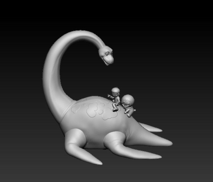 DORAEMON DINOSAUR 3D print model_2