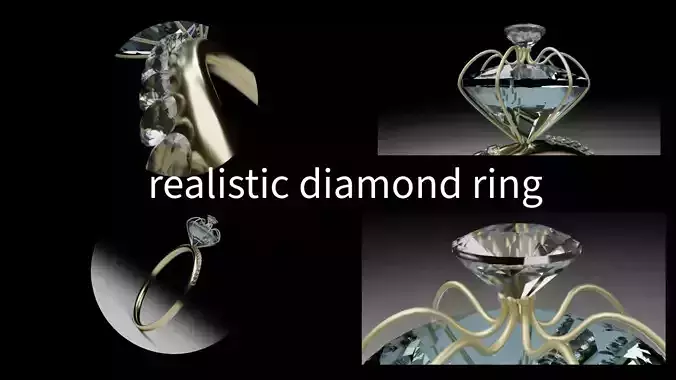 realistic diamond ring