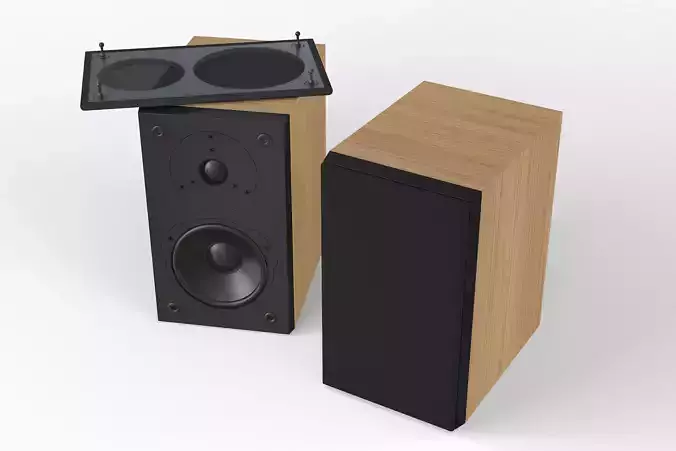 Speakers 3D model