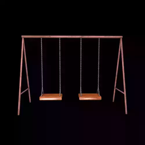 swing Low-poly 3D model