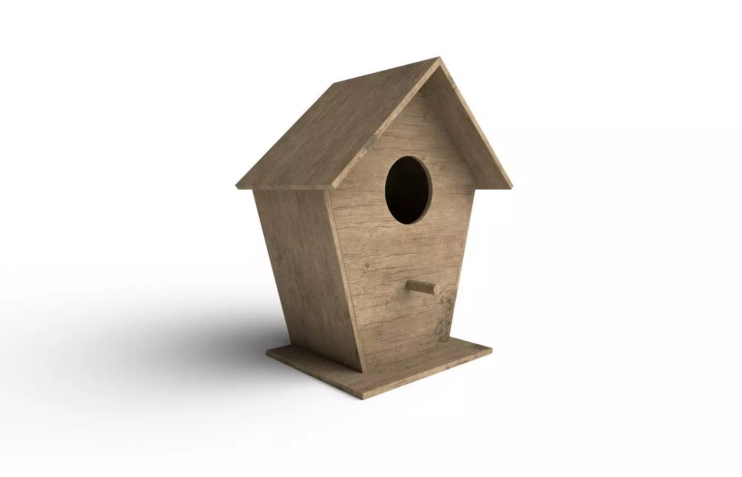Bird House M01 Low-poly 3D model_0