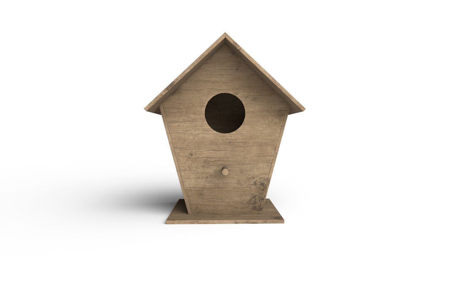 Bird House M01 Low-poly 3D model_3