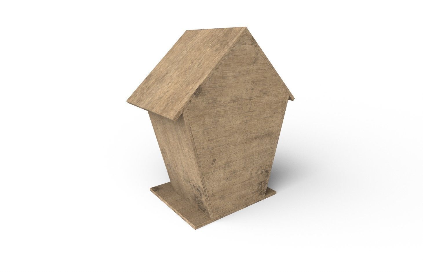 Bird House M01 Low-poly 3D model_7