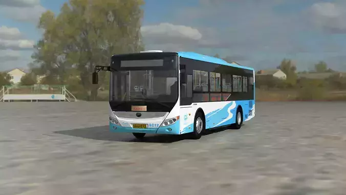 YUTONG ZK6105HNG2 bus 3D model