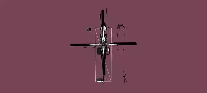EuroCopter Drone 3D MODEL  Low-poly 3D model