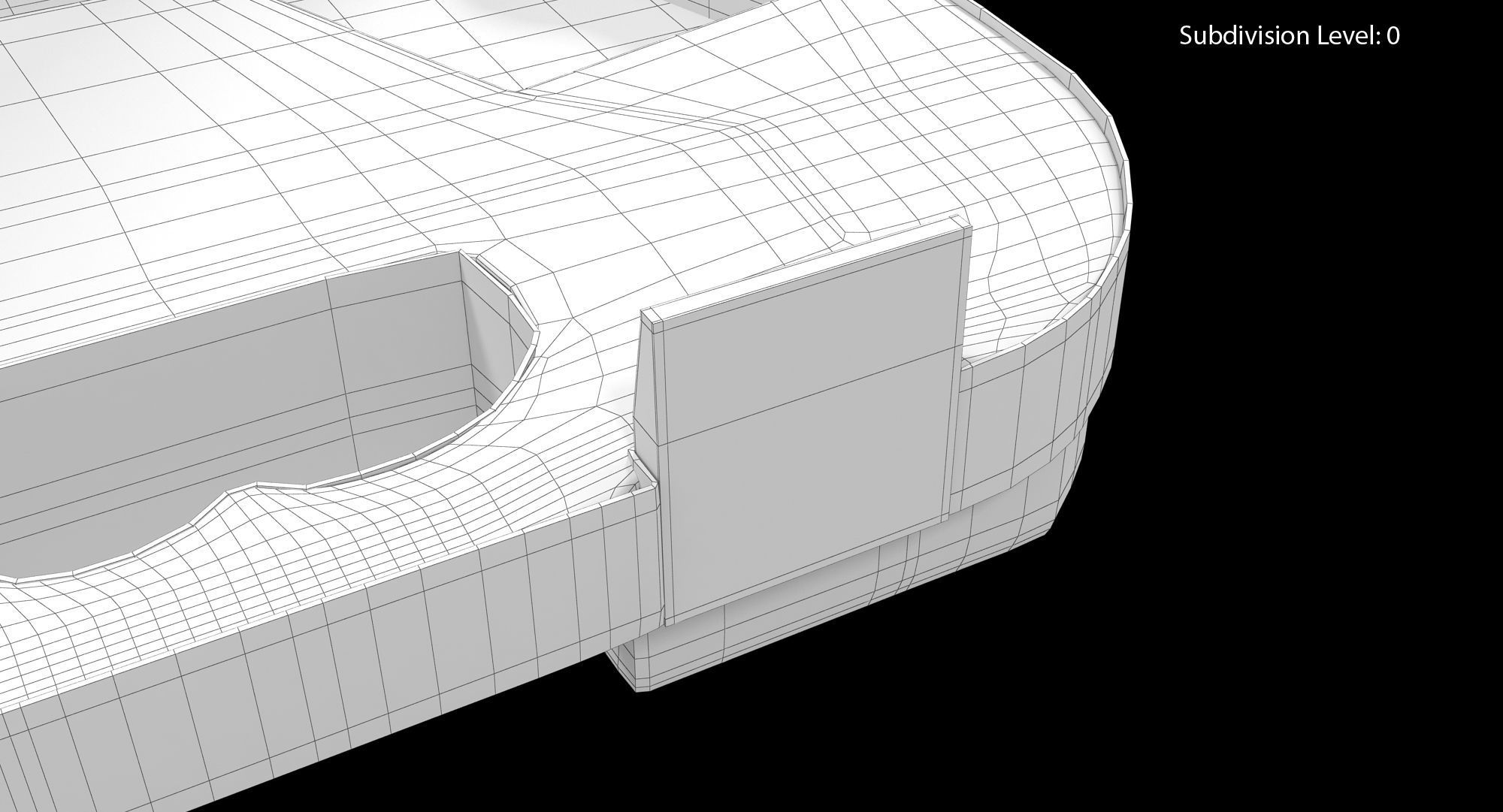 Glock Pistol Case Low-poly 3D model_14