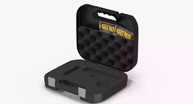 Glock Pistol Case Low-poly 3D model