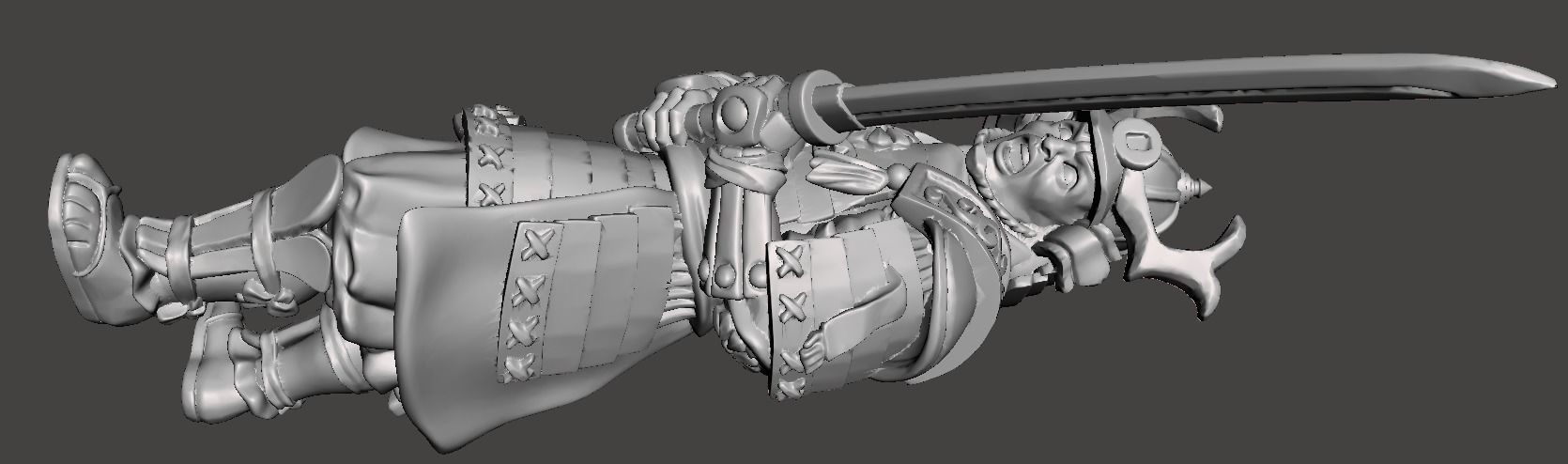 blademaster 3d model STL ready for 3d printing 3D print model_3