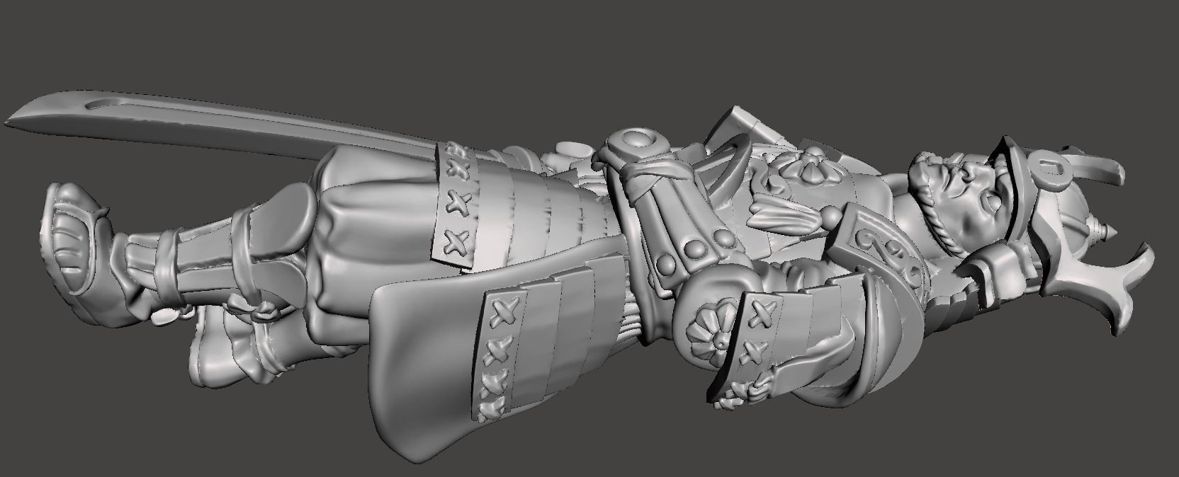 blademaster 3d model STL ready for 3d printing 3D print model_2