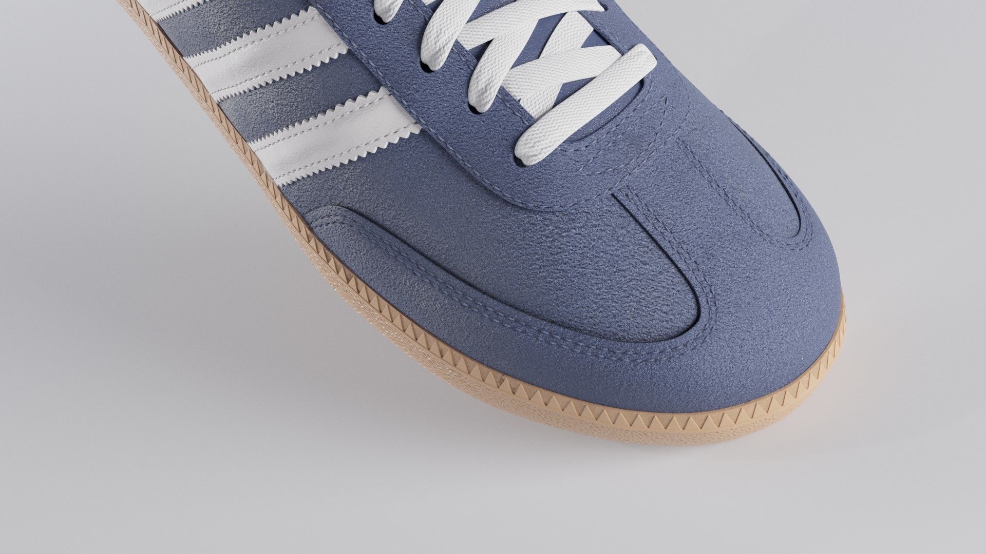 Adidas Samba OG Suede Shoe Low-poly 3D model_20