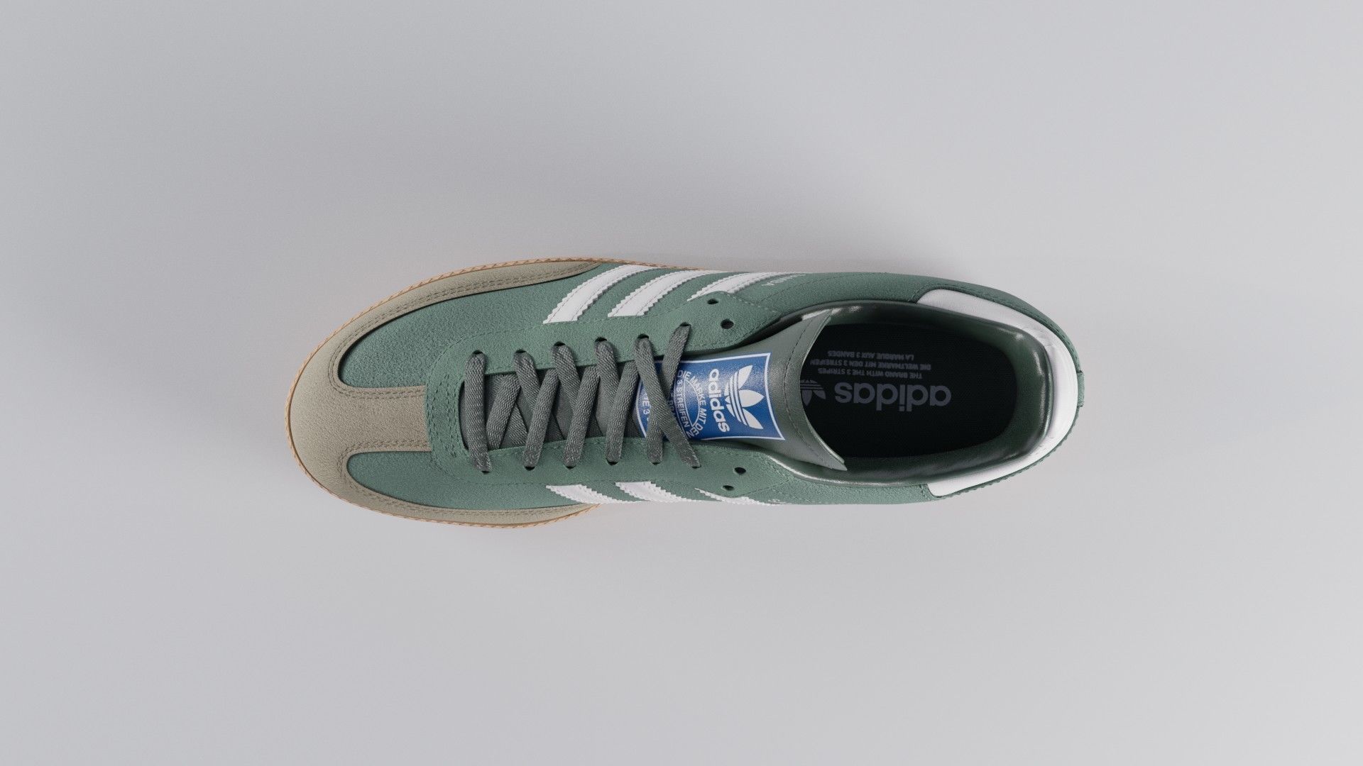 Adidas Samba OG Suede Shoe Low-poly 3D model_29