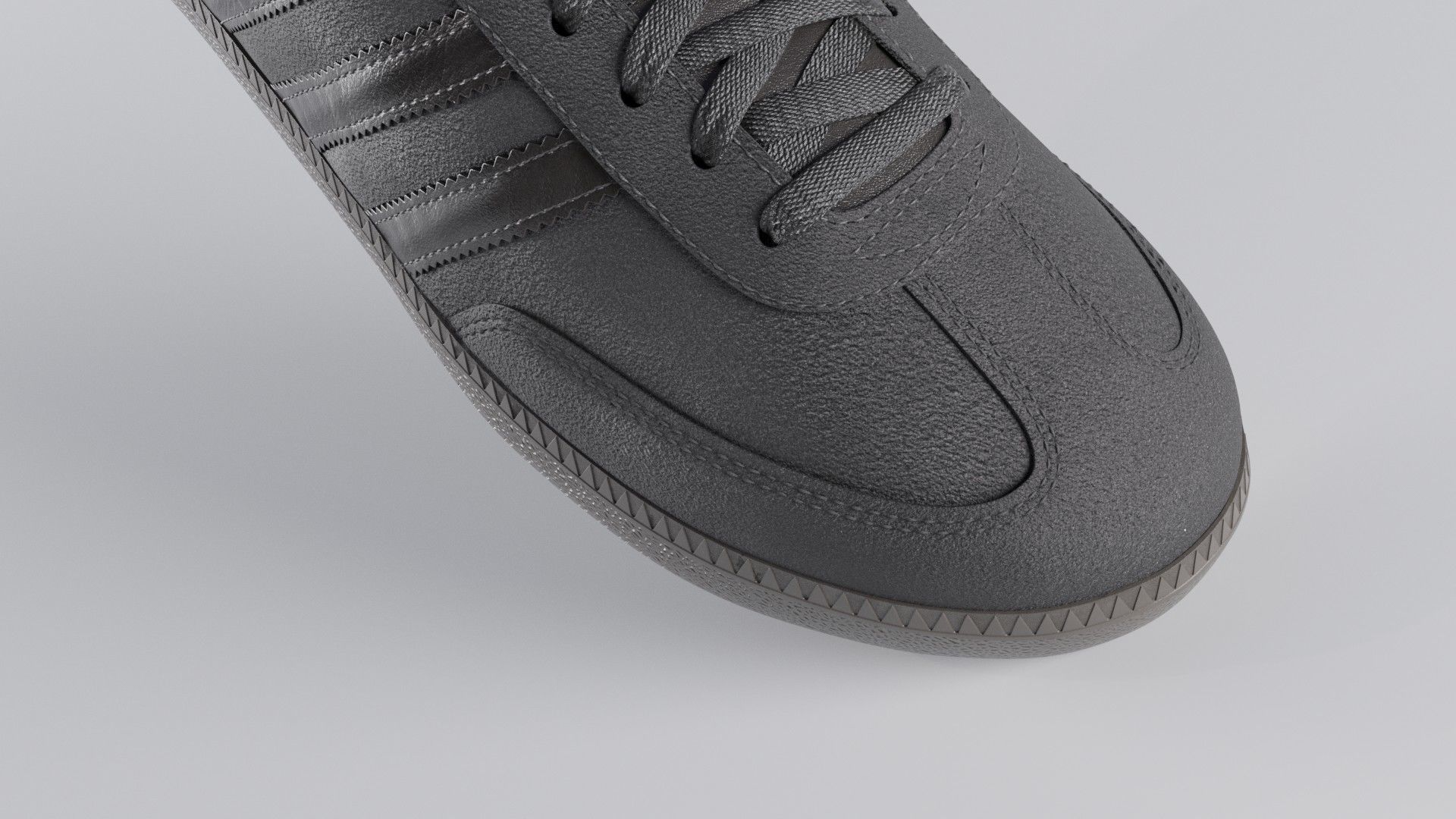 Adidas Samba OG Suede Shoe Low-poly 3D model_31