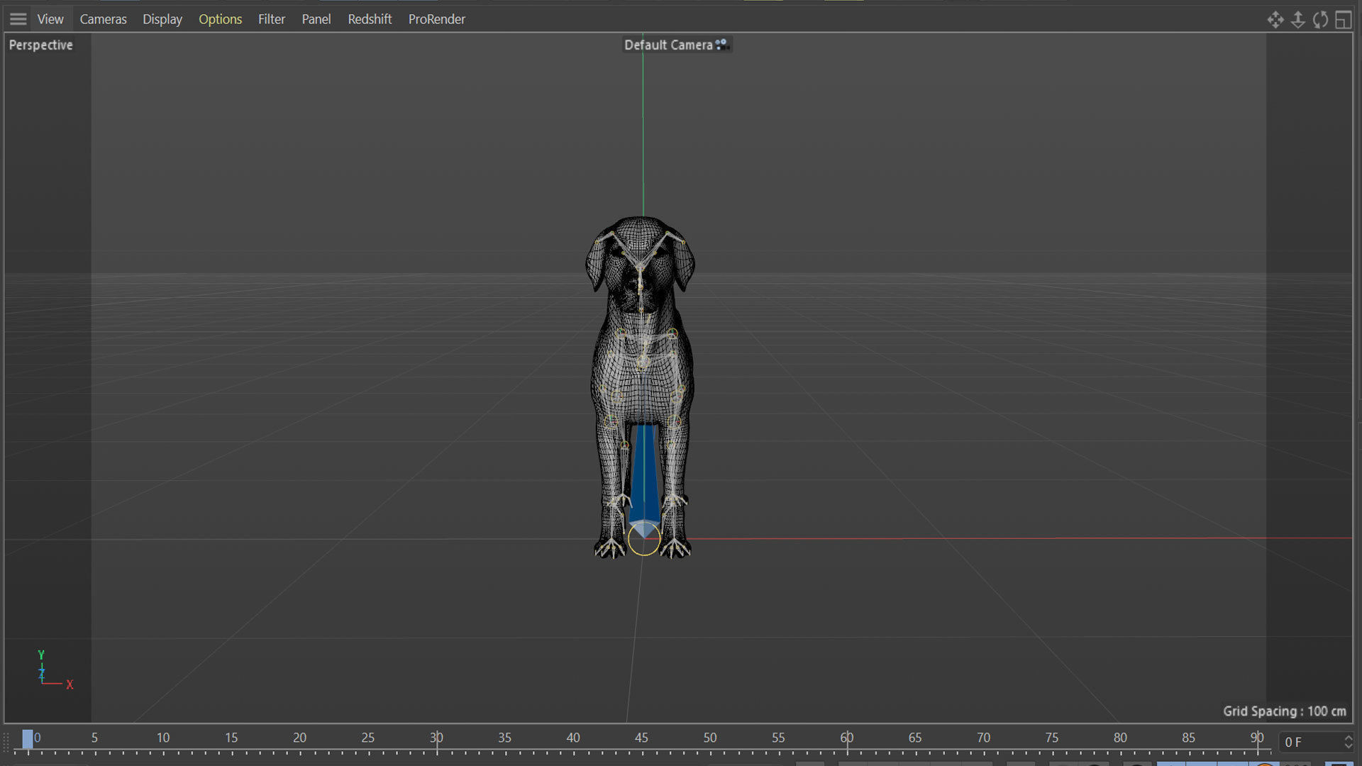 Street Dog Rigged 3D model_35